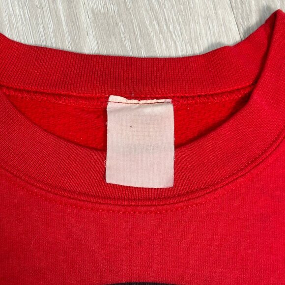 Rare Vintage Wu-Tang Wusace Gold Logo Men's Red Crewneck Sweatshirt Size Medium - Picture 4 of 9